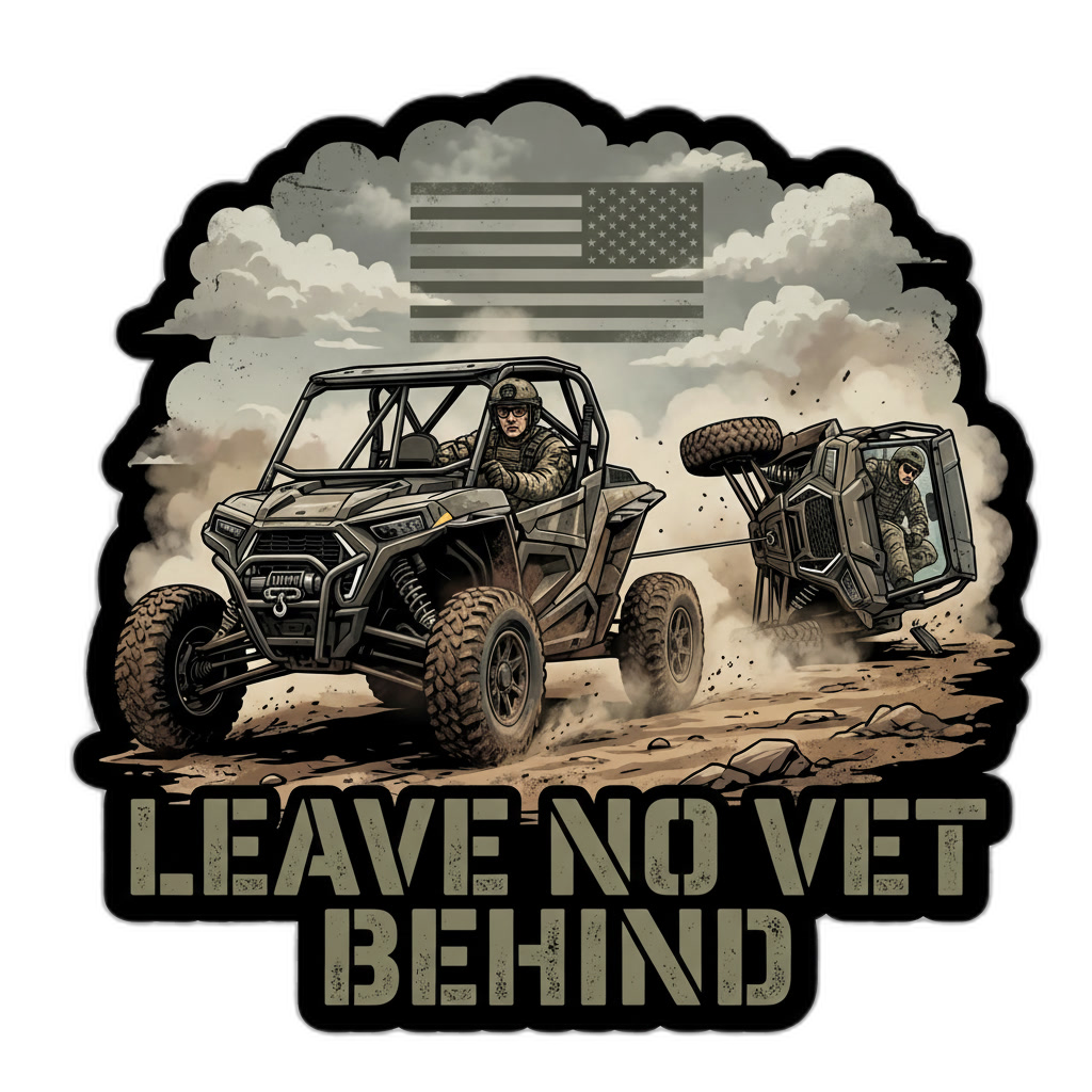 Leave No Vet Behind Sticker (RZRs)